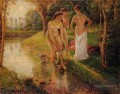 baigneurs 1896 Camille Pissarro Nu impressionniste